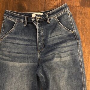 Blue Denim Ankle Jeans